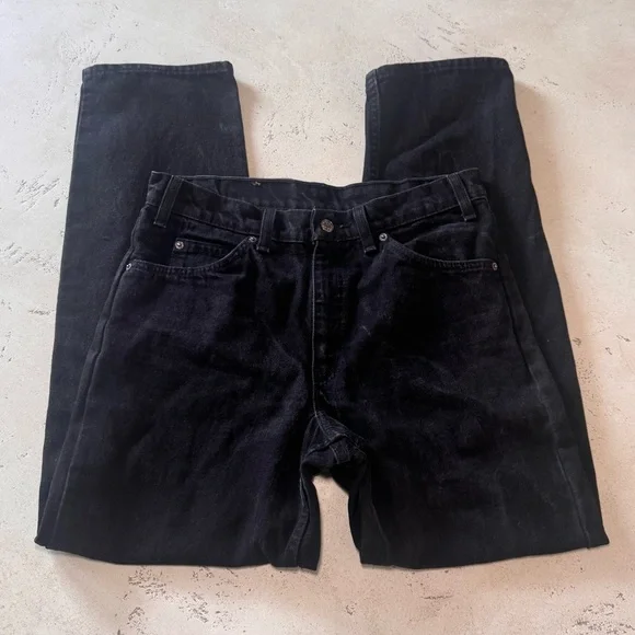Vintage Levi’s 550 Black Relaxed Fit Jeans - Picture 2 of 5